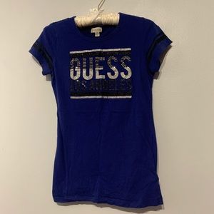 Guess Sequin Graphic T- Shirt